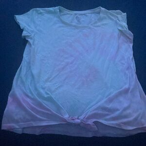 Women's colorful tie dye top